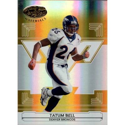 2006 Leaf Certified Materials Mirror Gold #46 Tatum Bell