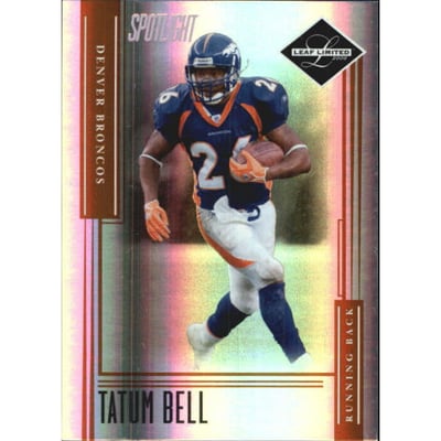 2006 Leaf Limited Bronze Spotlight #17 Tatum Bell