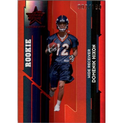 2006 Leaf Rookies and Stars Longevity Target Ruby Parallel #227 Domenik Hixon