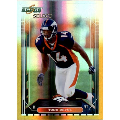 2006 Select Gold #297 Todd Devoe