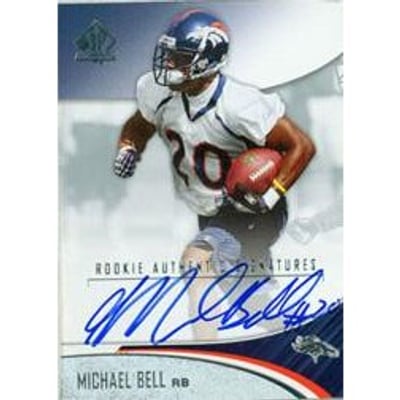 2006 SP Authentic #214 Mike Bell AU RC