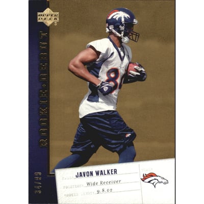 2006 Upper Deck Rookie Debut Gold #32 Javon Walker