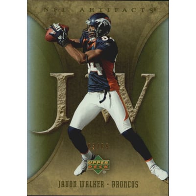 2007 Artifacts Gold #33 Javon Walker/84