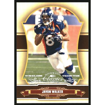 2007 Donruss Classics Timeless Tributes Silver #30 Javon Walker
