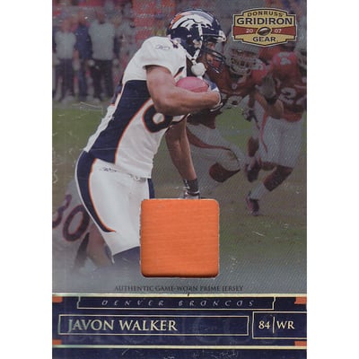2007 Donruss Gridiron Gear Jerseys Prime #90 Javon Walker