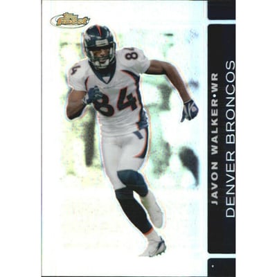 2007 Finest Black Refractors #64 Javon Walker
