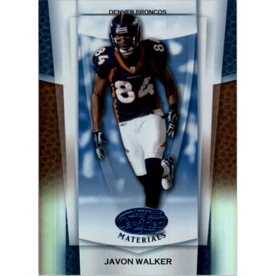 2007 Leaf Certified Materials Mirror Blue #135 Javon Walker
