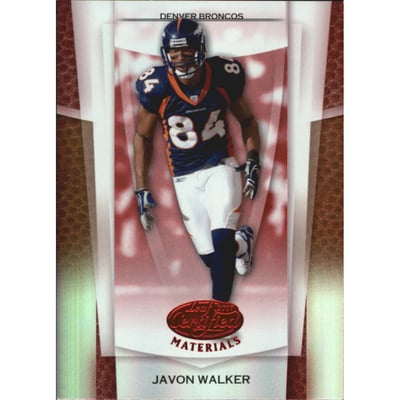 2007 Leaf Certified Materials Mirror Red #135 Javon Walker