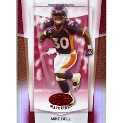 2007 Leaf Certified Materials Mirror Red #138 Mike Bell