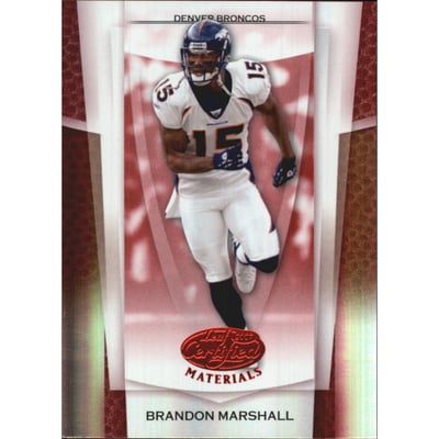 2007 Leaf Certified Materials Mirror Red #139 Brandon Marshall