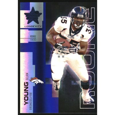 2007 Leaf Rookies and Stars Longevity Sapphire #178 Selvin Young