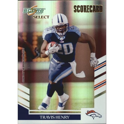 2007 Select Scorecard #249 Travis Henry