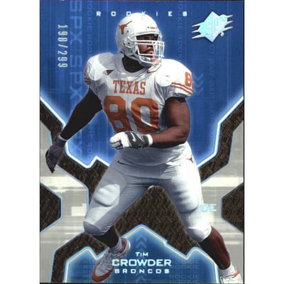 2007 SPx Silver Holofoil Rookies #115 Tim Crowder