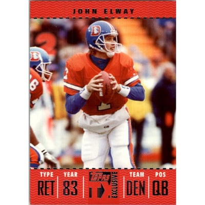 2007 Topps TX Exclusive #203 John Elway