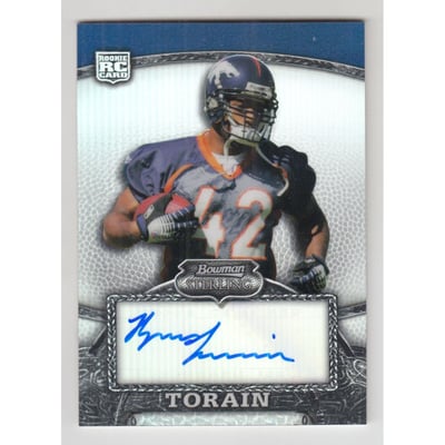 2008 Bowman Sterling Refractors #125 Ryan Torain AU