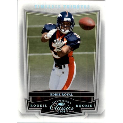2008 Donruss Classics Timeless Tributes Silver #191 Eddie Royal