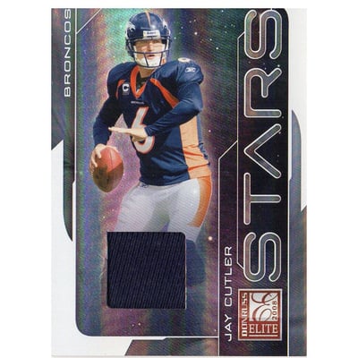 2008 Donruss Elite Stars Jerseys Silver #17 Jay Cutler