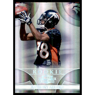 2008 Donruss Threads Silver Holofoil #154 Anthony Alridge