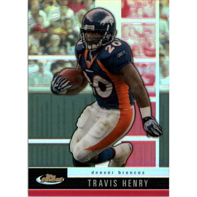 2008 Finest Red Refractors #50 Travis Henry