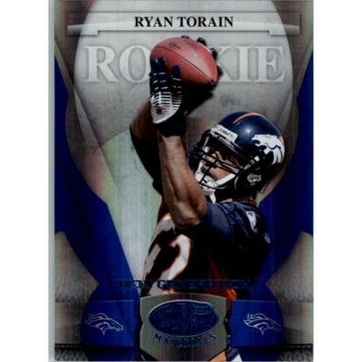 2008 Leaf Certified Materials Mirror Blue #191 Ryan Torain