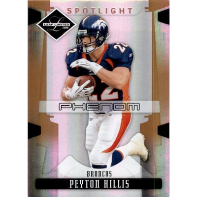 2008 Leaf Limited Bronze Spotlight #279 Peyton Hillis