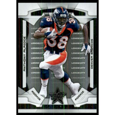 2008 Leaf Rookies and Stars Longevity Parallel Silver Holofoil #118 Anthony Alridge