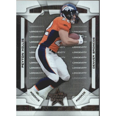 2008 Leaf Rookies and Stars Longevity Parallel Silver #169 Peyton Hillis