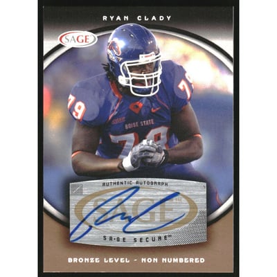 2008 SAGE Autographs Bronze #A14 Ryan Clady