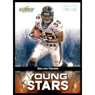 2008 Score Young Stars Artist's Proof #12 Selvin Young