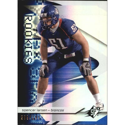 2008 SPx Silver Holofoil Rookies #94 Spencer Larsen