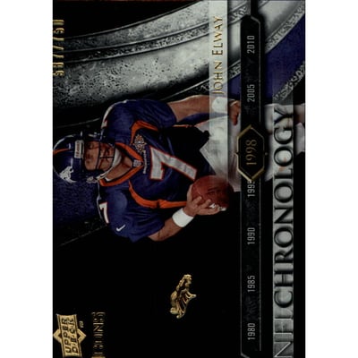 2008 Upper Deck Icons NFL Chronology Silver #CHR23 John Elway