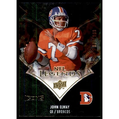 2008 Upper Deck Icons NFL Legends #LEG17 John Elway