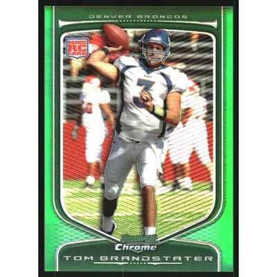 2009 Bowman Chrome Green Refractors #159 Tom Brandstater