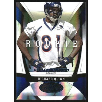 2009 Certified Mirror Blue #190 Richard Quinn
