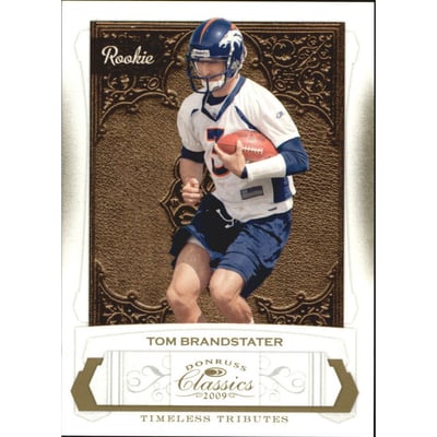 2009 Donruss Classics Timeless Tributes Gold #245 Tom Brandstater