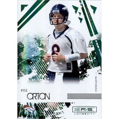 2009 Donruss Rookies and Stars Longevity Emerald #18 Kyle Orton