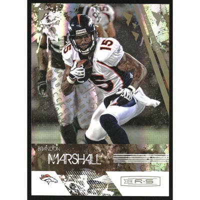2009 Donruss Rookies and Stars Longevity Parallel Gold #112 Brandon Marshall ELE