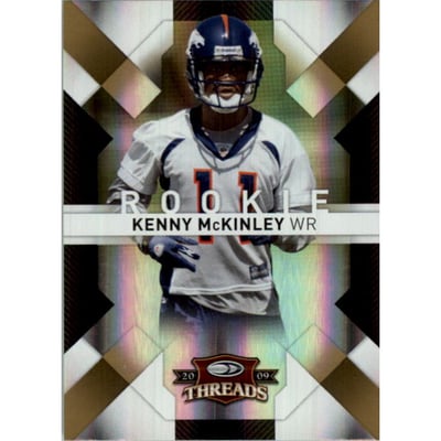 2009 Donruss Threads Gold Holofoil #161 Kenny McKinley