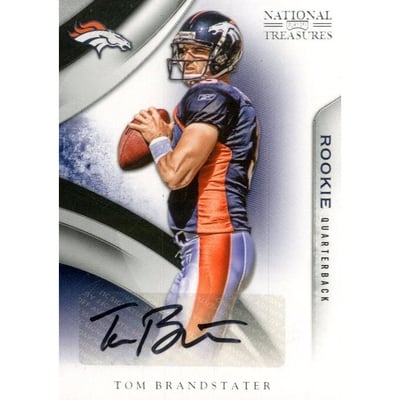 2009 Playoff National Treasures #181 Tom Brandstater AU RC