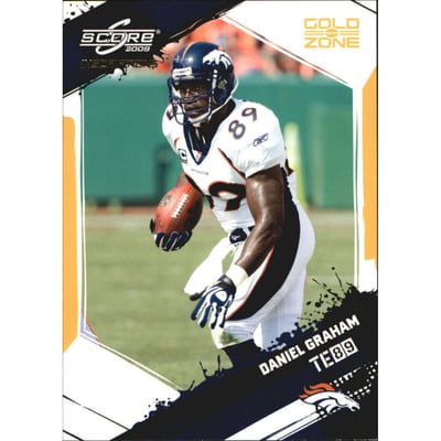 2009 Score Inscriptions Gold Zone #87 Daniel Graham