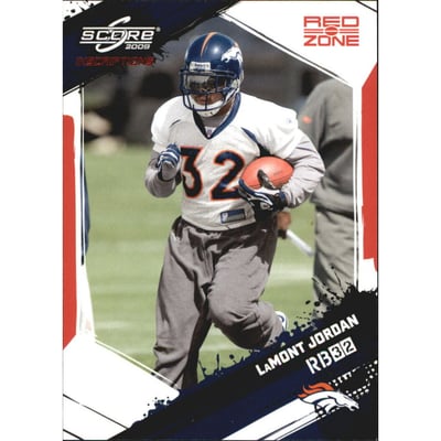 2009 Score Inscriptions Red Zone #174 LaMont Jordan