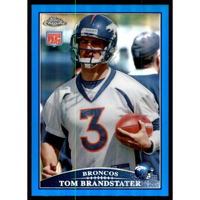 2009 Topps Chrome Blue Refractors #TC214 Tom Brandstater