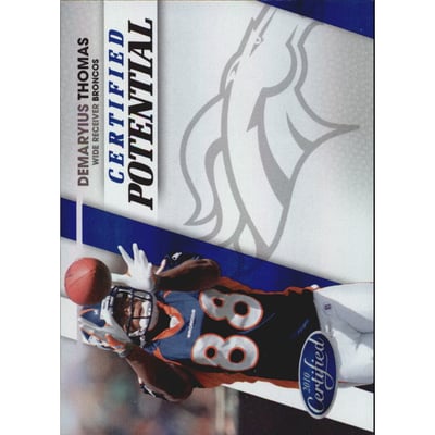 2010 Certified Certified Potential Blue #29 Demaryius Thomas