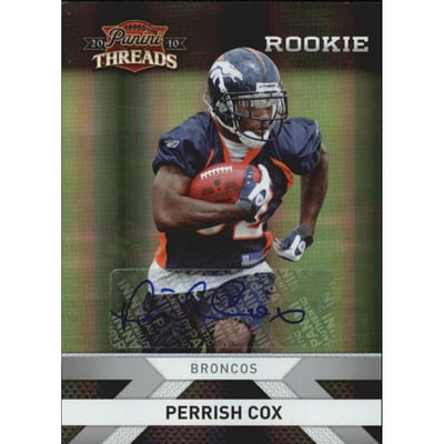 2010 Panini Threads Autographs Silver #272 Perrish Cox/499