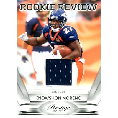2010 Prestige Rookie Review Materials #5 Knowshon Moreno