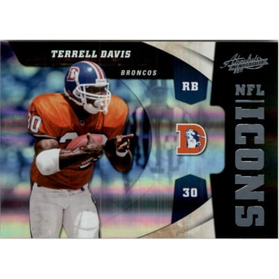 2011 Absolute Memorabilia NFL Icons Spectrum #26 Terrell Davis