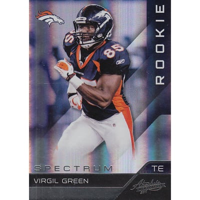 2011 Absolute Memorabilia Spectrum Silver #126 Virgil Green