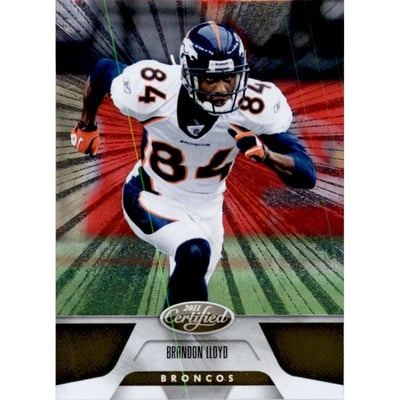 2011 Certified Platinum Gold #43 Brandon Lloyd