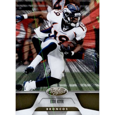 2011 Certified Platinum Gold #44 Eddie Royal