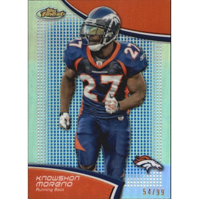 2011 Finest Blue Refractors #113 Knowshon Moreno